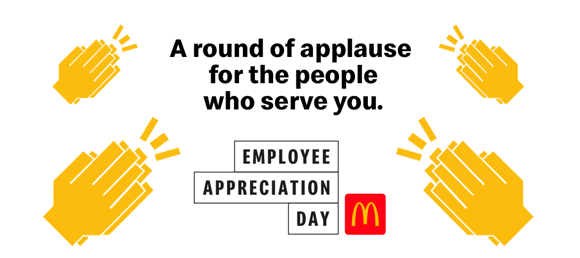 Employee Appreciation Day McDonald's Burgers, Fries & More